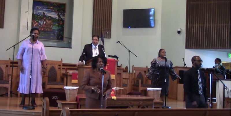 Pastor and Praise team